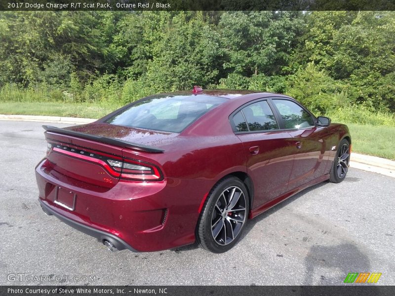 Octane Red / Black 2017 Dodge Charger R/T Scat Pack