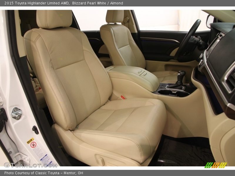 Blizzard Pearl White / Almond 2015 Toyota Highlander Limited AWD