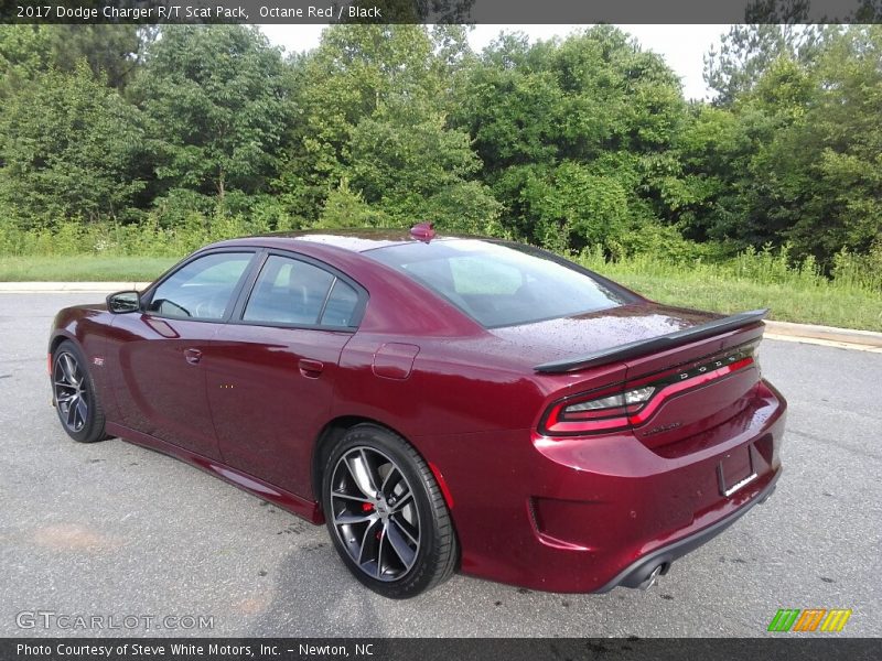 Octane Red / Black 2017 Dodge Charger R/T Scat Pack