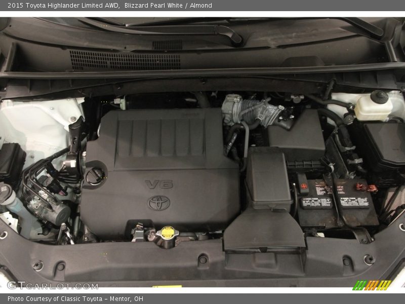 Blizzard Pearl White / Almond 2015 Toyota Highlander Limited AWD