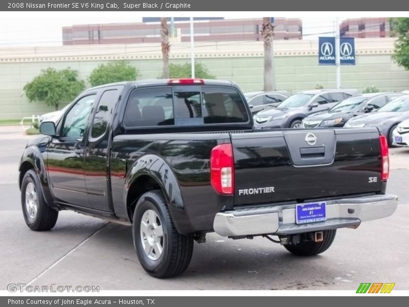 Super Black / Graphite 2008 Nissan Frontier SE V6 King Cab