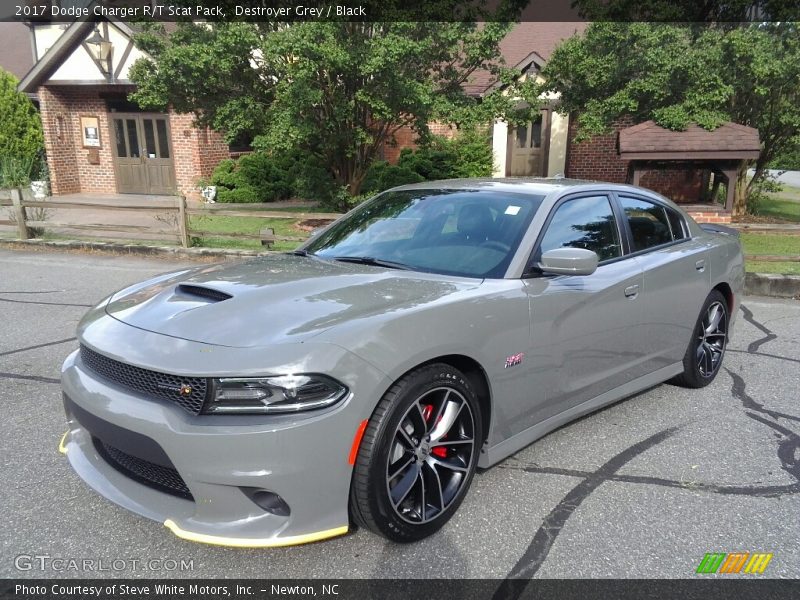 Destroyer Grey / Black 2017 Dodge Charger R/T Scat Pack