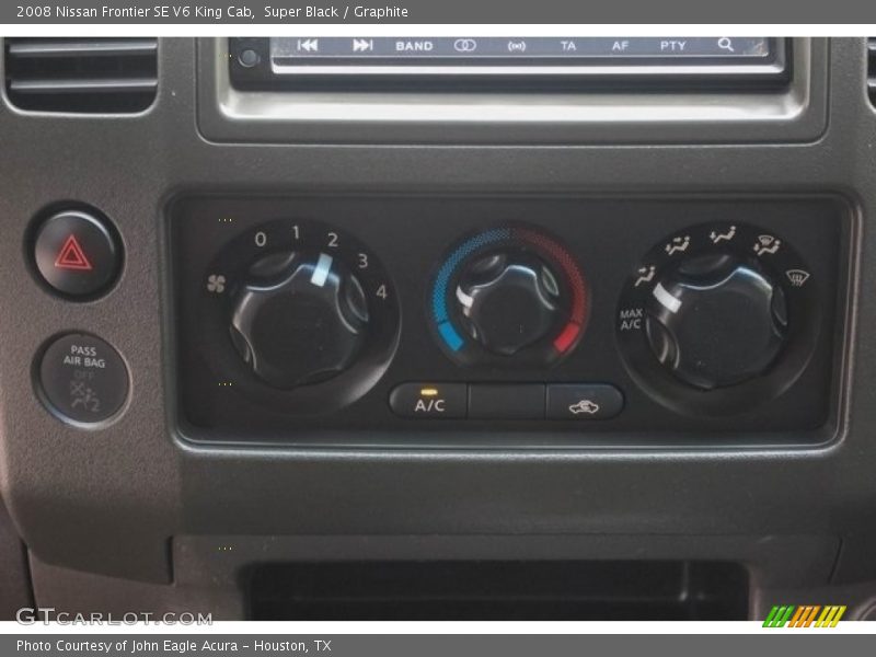 Super Black / Graphite 2008 Nissan Frontier SE V6 King Cab