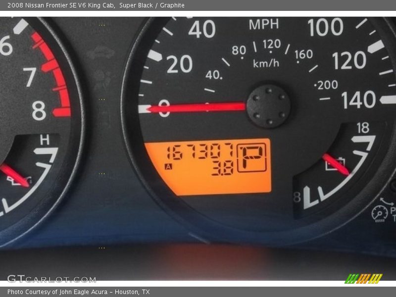 Super Black / Graphite 2008 Nissan Frontier SE V6 King Cab