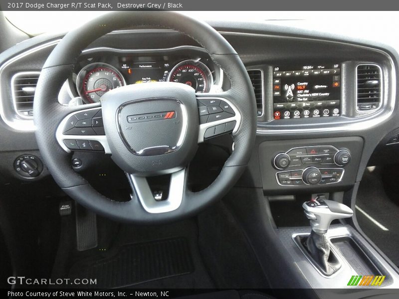 Destroyer Grey / Black 2017 Dodge Charger R/T Scat Pack