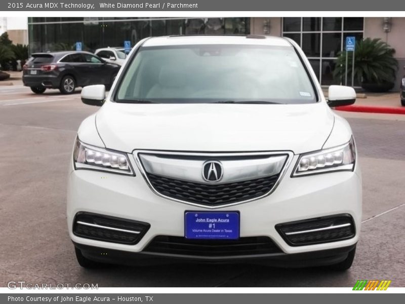 White Diamond Pearl / Parchment 2015 Acura MDX Technology