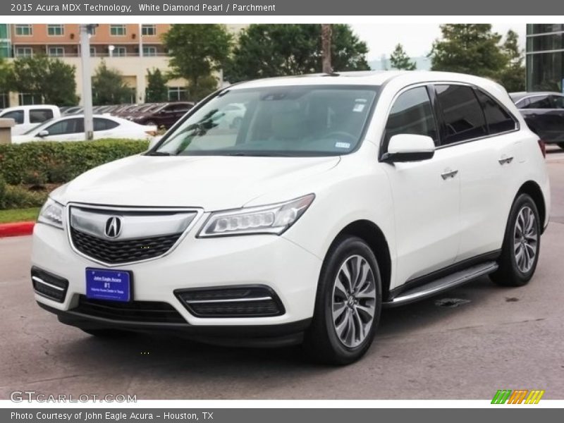 White Diamond Pearl / Parchment 2015 Acura MDX Technology