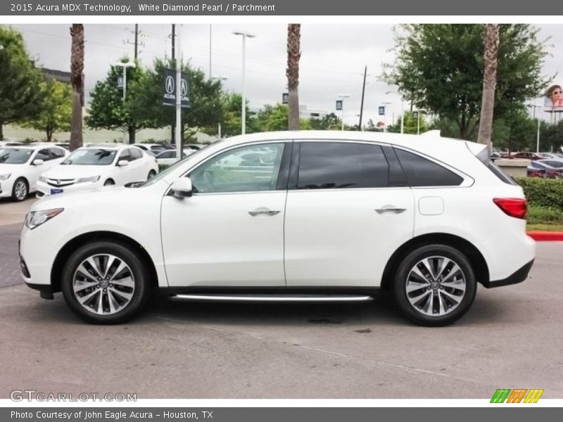 White Diamond Pearl / Parchment 2015 Acura MDX Technology