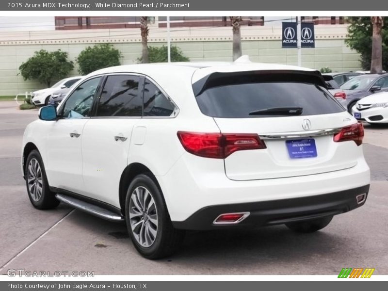 White Diamond Pearl / Parchment 2015 Acura MDX Technology