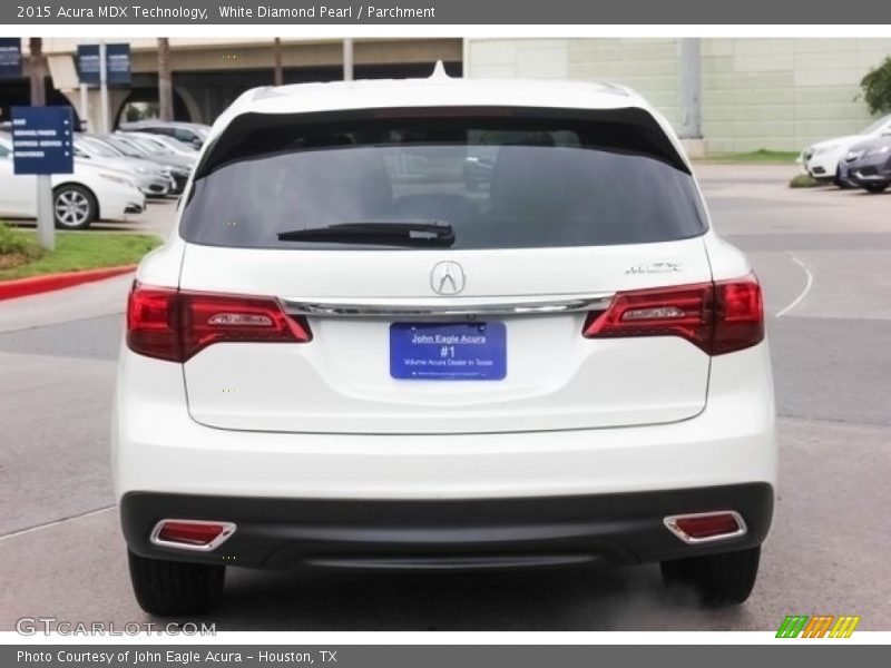 White Diamond Pearl / Parchment 2015 Acura MDX Technology