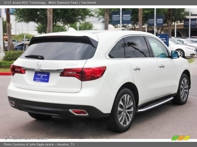 White Diamond Pearl / Parchment 2015 Acura MDX Technology