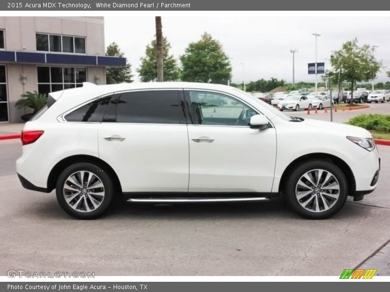 White Diamond Pearl / Parchment 2015 Acura MDX Technology