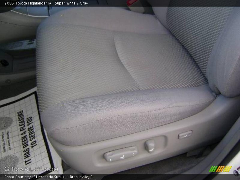 Super White / Gray 2005 Toyota Highlander I4