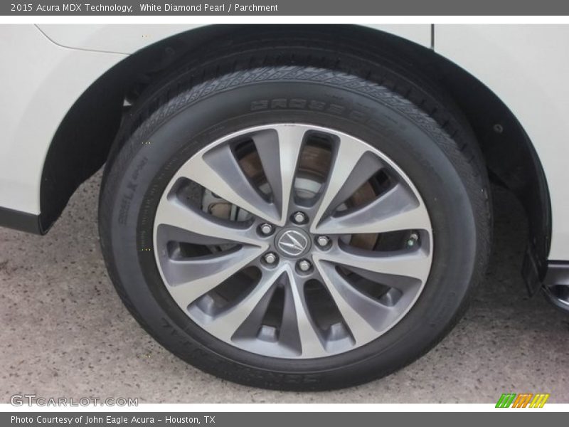 White Diamond Pearl / Parchment 2015 Acura MDX Technology
