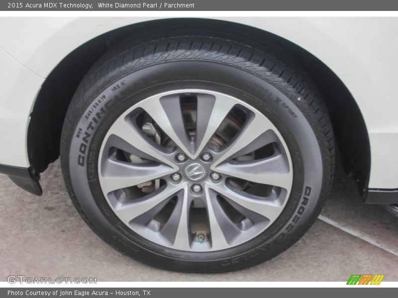 White Diamond Pearl / Parchment 2015 Acura MDX Technology