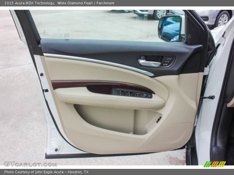 White Diamond Pearl / Parchment 2015 Acura MDX Technology