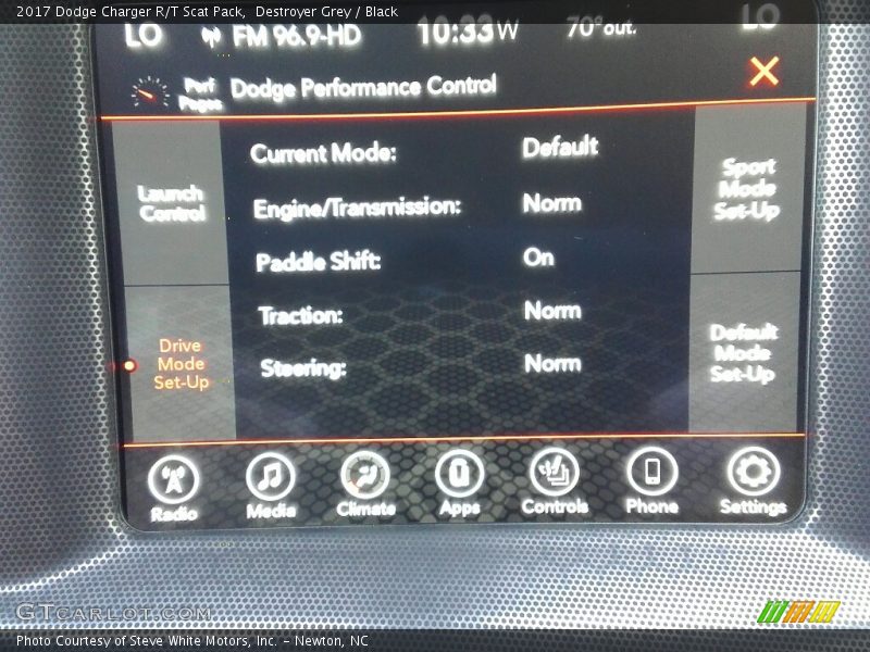 Destroyer Grey / Black 2017 Dodge Charger R/T Scat Pack