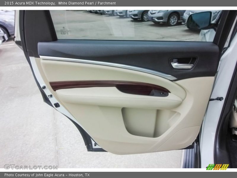 White Diamond Pearl / Parchment 2015 Acura MDX Technology