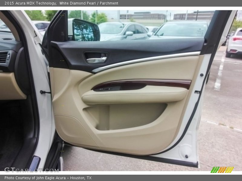 White Diamond Pearl / Parchment 2015 Acura MDX Technology