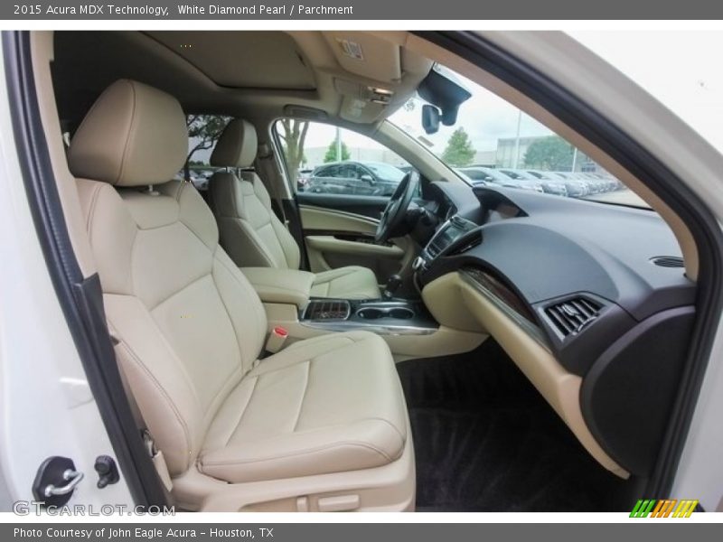 White Diamond Pearl / Parchment 2015 Acura MDX Technology