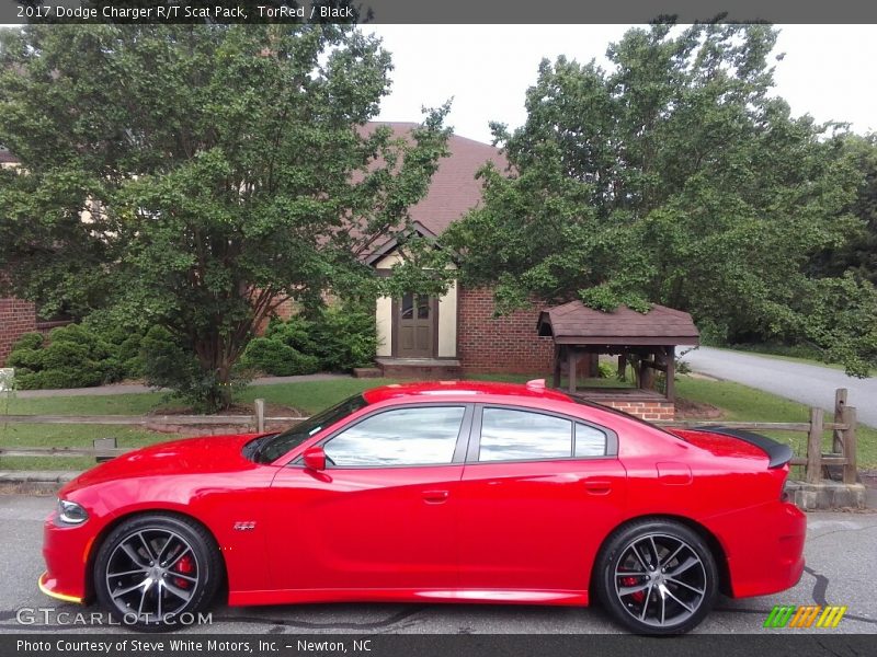 TorRed / Black 2017 Dodge Charger R/T Scat Pack