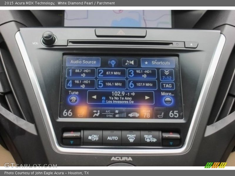 White Diamond Pearl / Parchment 2015 Acura MDX Technology