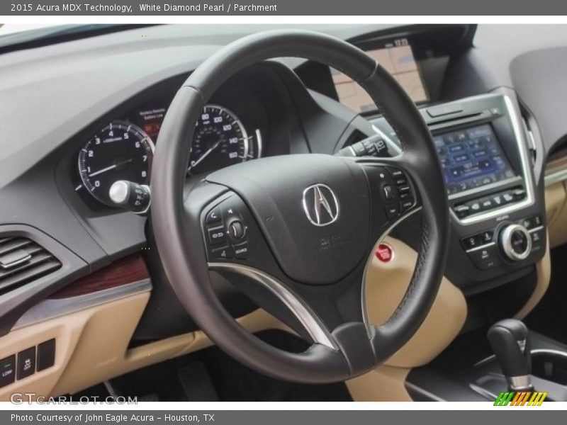 White Diamond Pearl / Parchment 2015 Acura MDX Technology