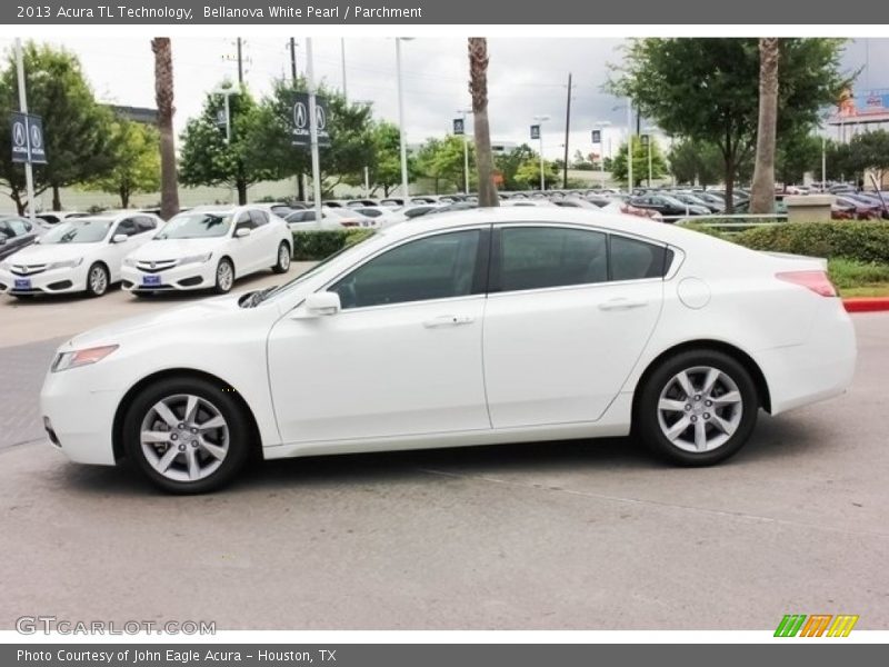 Bellanova White Pearl / Parchment 2013 Acura TL Technology