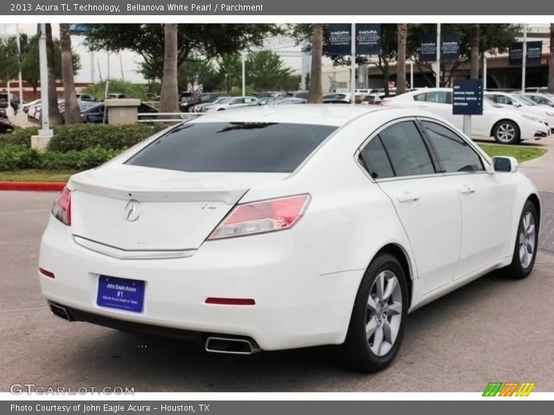 Bellanova White Pearl / Parchment 2013 Acura TL Technology