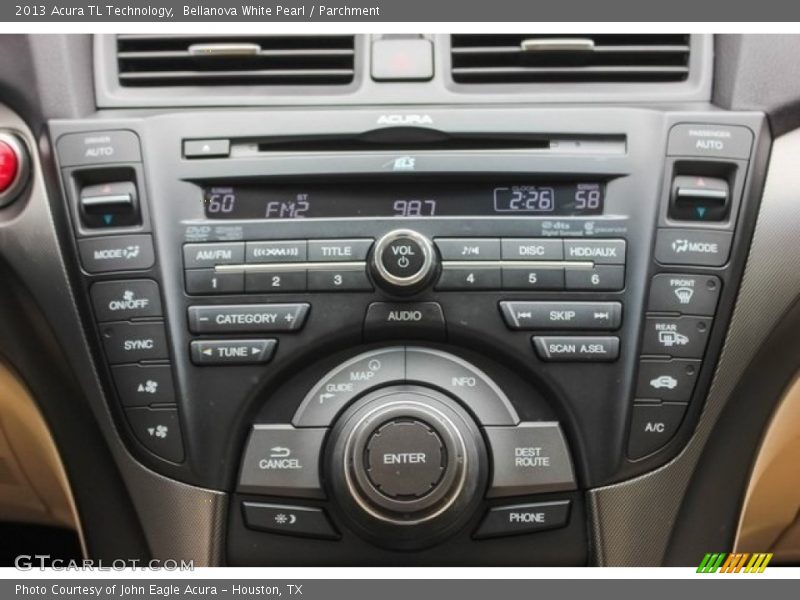 Bellanova White Pearl / Parchment 2013 Acura TL Technology
