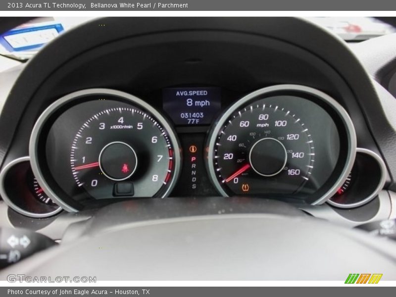 Bellanova White Pearl / Parchment 2013 Acura TL Technology