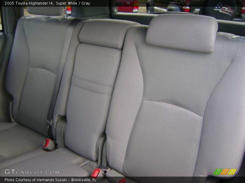 Super White / Gray 2005 Toyota Highlander I4