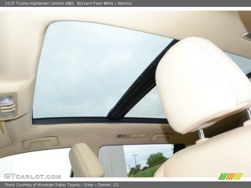 Blizzard Pearl White / Almond 2015 Toyota Highlander Limited AWD