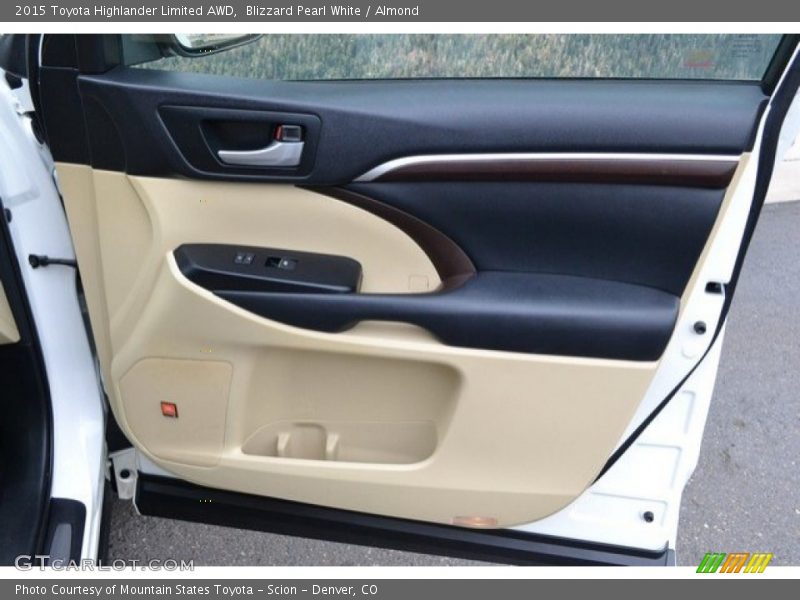 Blizzard Pearl White / Almond 2015 Toyota Highlander Limited AWD