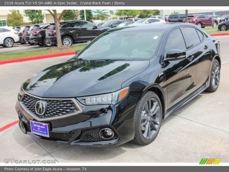 Front 3/4 View of 2018 TLX V6 SH-AWD A-Spec Sedan