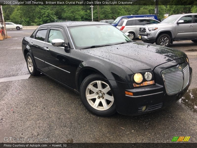 Brilliant Black Crystal Pearl / Dark Slate Gray/Light Graystone 2006 Chrysler 300 Touring