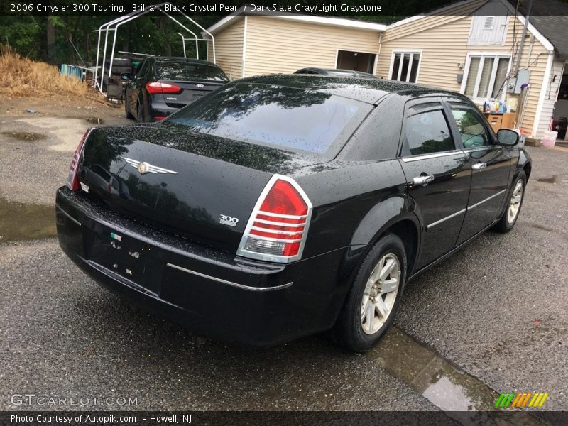 Brilliant Black Crystal Pearl / Dark Slate Gray/Light Graystone 2006 Chrysler 300 Touring