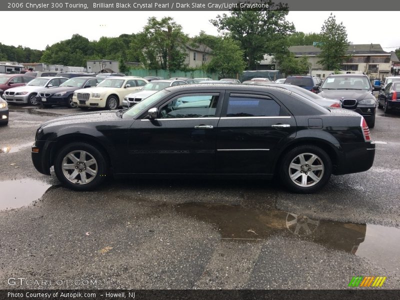 Brilliant Black Crystal Pearl / Dark Slate Gray/Light Graystone 2006 Chrysler 300 Touring