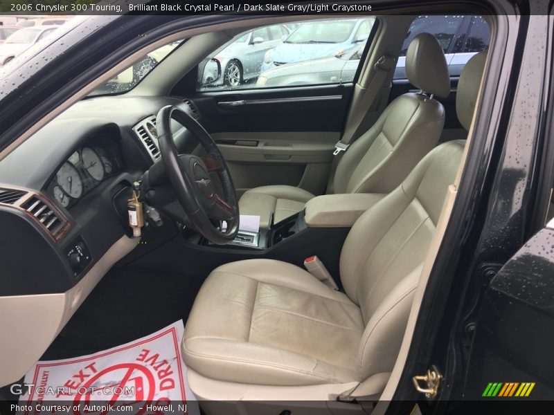 Brilliant Black Crystal Pearl / Dark Slate Gray/Light Graystone 2006 Chrysler 300 Touring