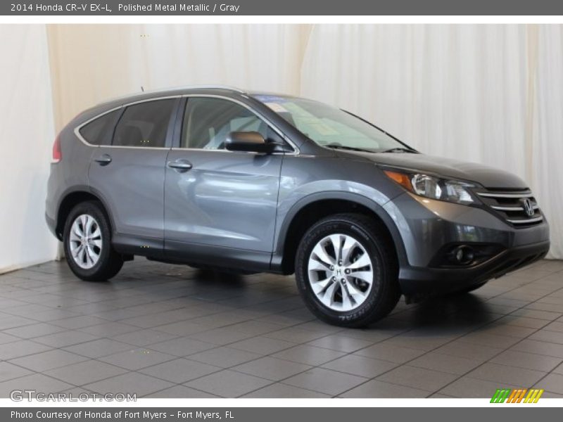 Polished Metal Metallic / Gray 2014 Honda CR-V EX-L