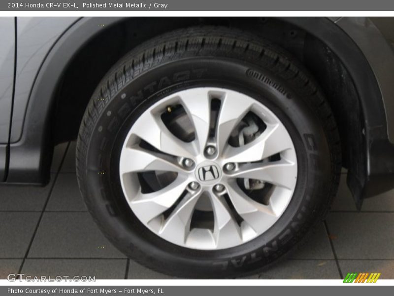 Polished Metal Metallic / Gray 2014 Honda CR-V EX-L