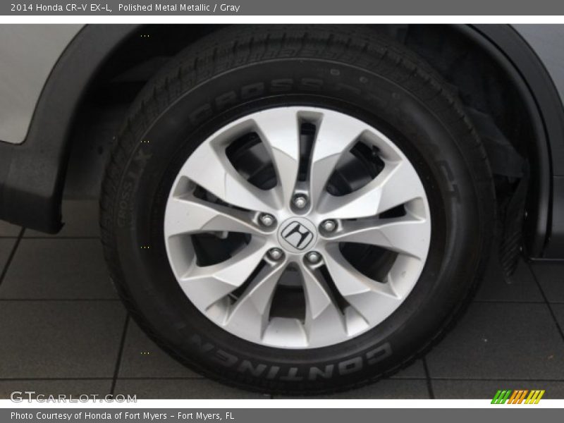Polished Metal Metallic / Gray 2014 Honda CR-V EX-L
