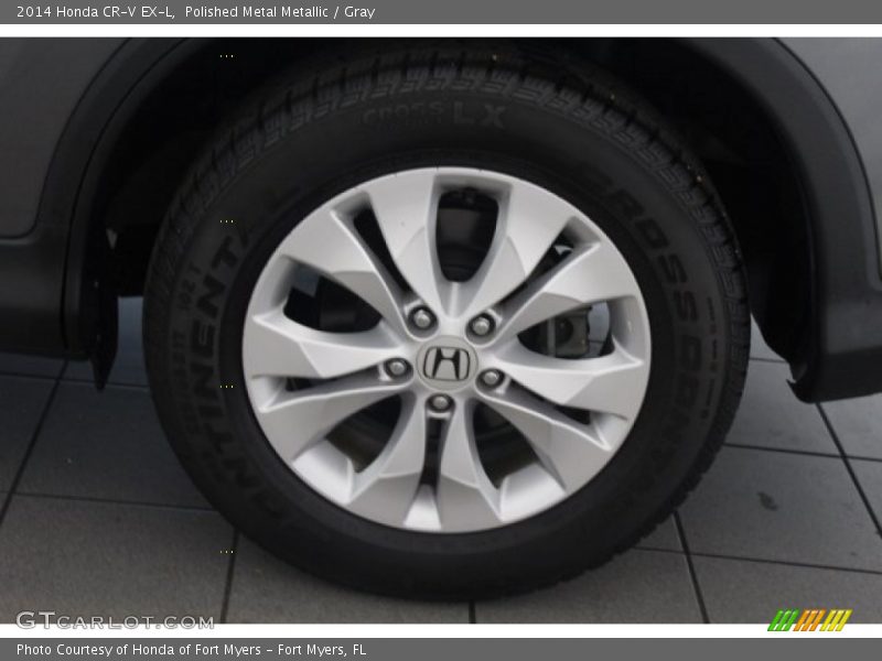 Polished Metal Metallic / Gray 2014 Honda CR-V EX-L