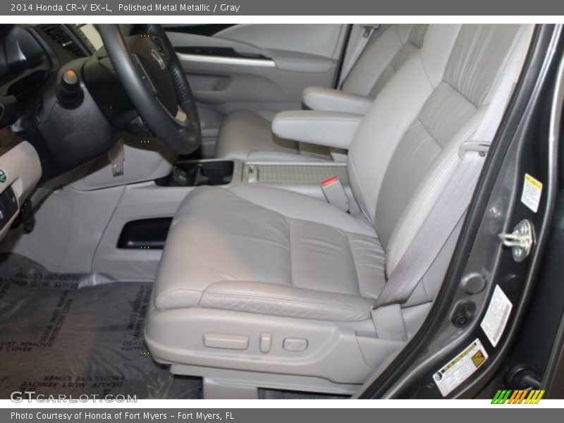 Polished Metal Metallic / Gray 2014 Honda CR-V EX-L