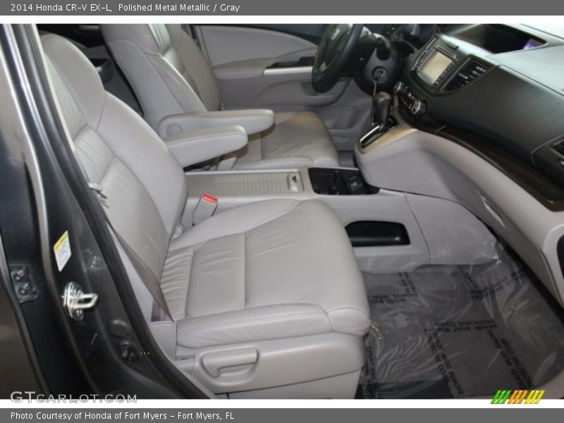 Polished Metal Metallic / Gray 2014 Honda CR-V EX-L