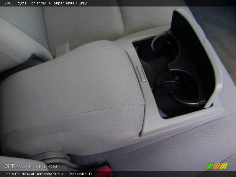 Super White / Gray 2005 Toyota Highlander I4
