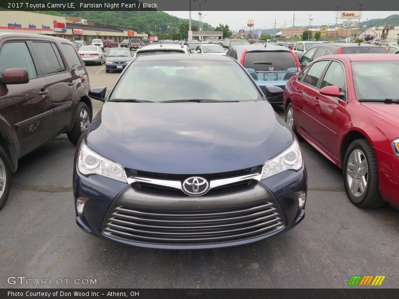Parisian Night Pearl / Black 2017 Toyota Camry LE