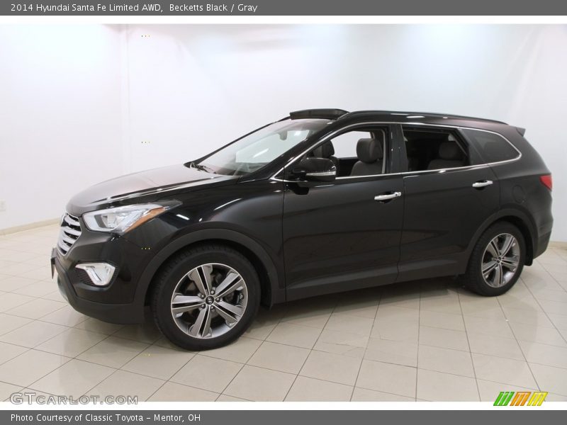 Becketts Black / Gray 2014 Hyundai Santa Fe Limited AWD
