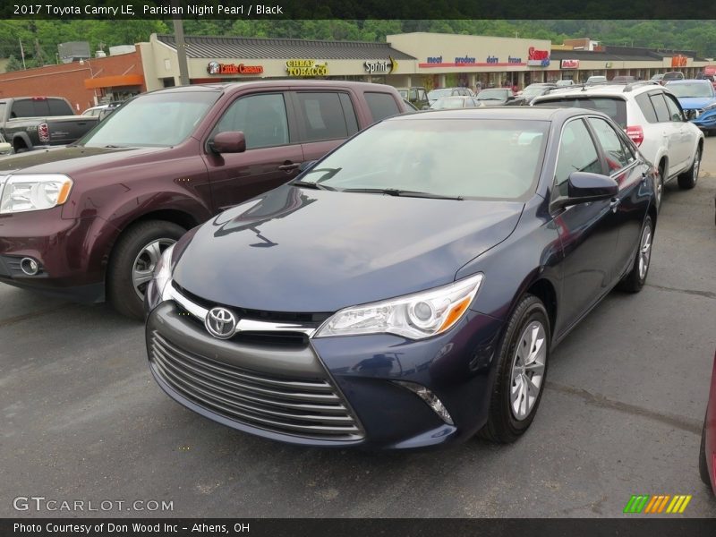 Parisian Night Pearl / Black 2017 Toyota Camry LE