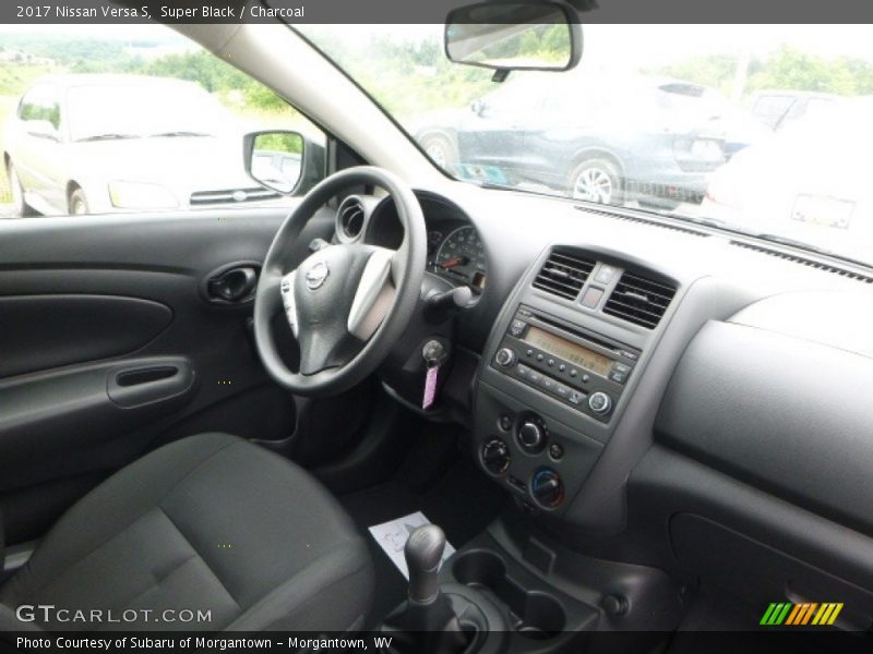 Super Black / Charcoal 2017 Nissan Versa S